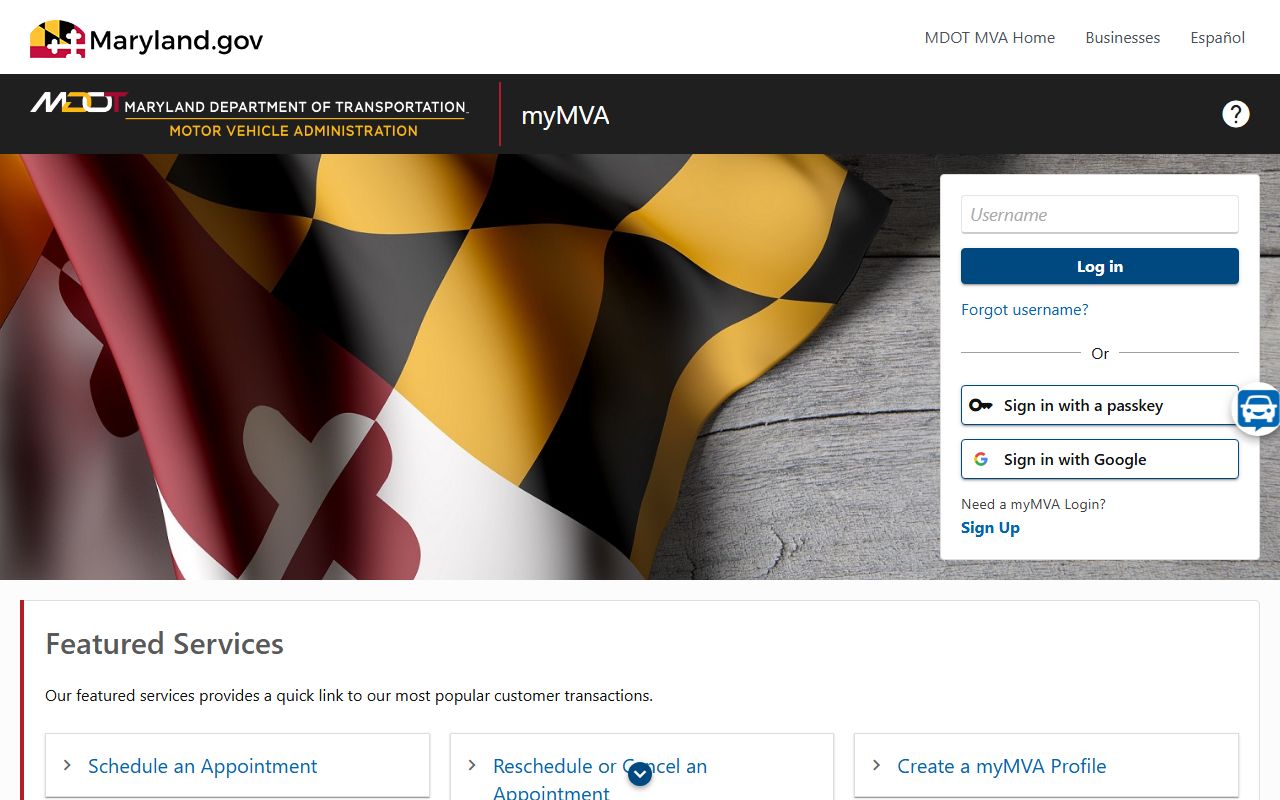 Allegany County traffic court records MVA online services